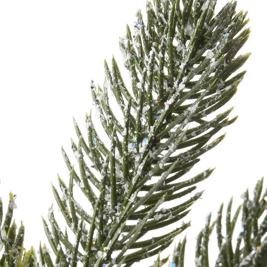 2ft. Pre-Lit Snowy Morgan Spruce Artificial Christmas Tree, Warm White LED Lights